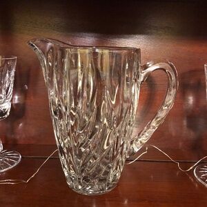 Gorham Star Blossom Crystal Water Pitcher 32 Oz
